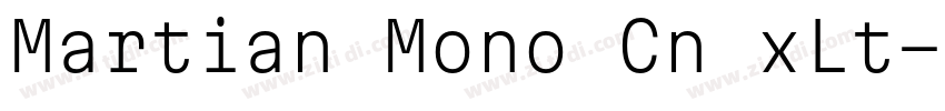 Martian Mono Cn xLt字体转换 Martian Mono Cn xLt字体转换